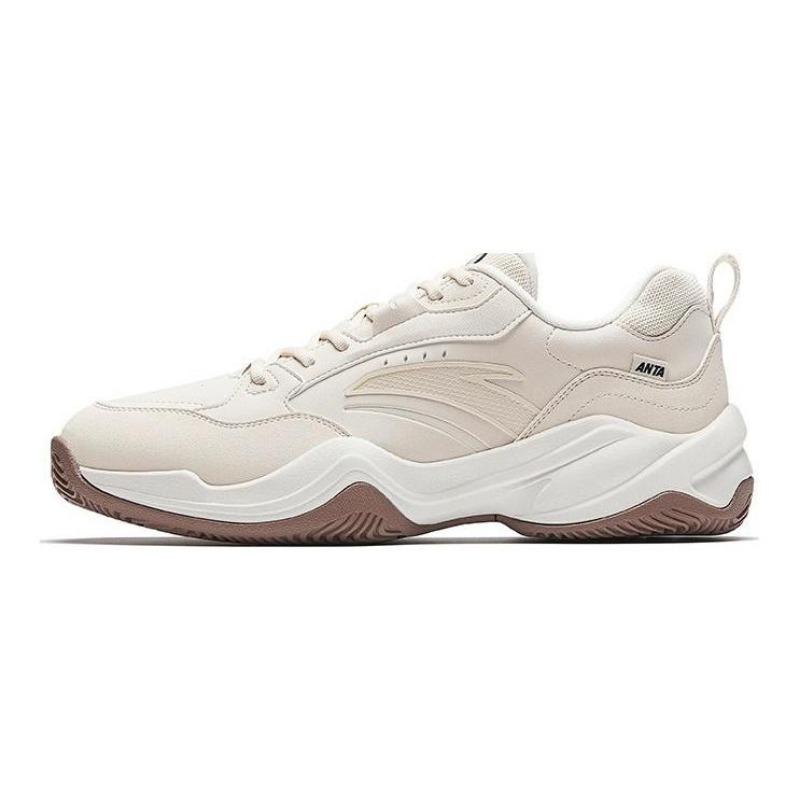Anta Men Training Series Versatile Low Top Tennis Shoes Ivory White 912543305-1 41