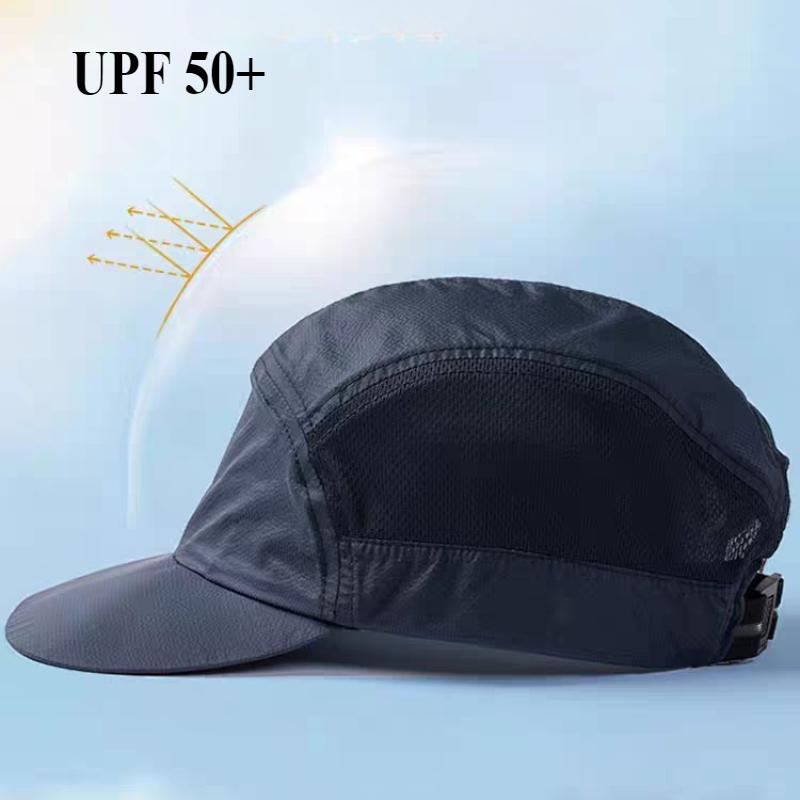 Große Größe Schnelltrocknende Netz-Baseballkappen Herren Sommer Leicht und Dünn Weiches Oberteil Laufen Snapback-Kappe Damen Sonnenschutz Sonnenhut