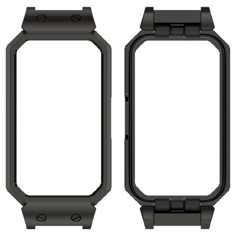 Steel Frame Screen Protector Smartwatch Wristband Accessory Protective Cover Case for Band 10 9 8