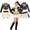 Kinder Zoey Rumi Mira Bühnenoutfits Cosplay Mädchen Schwarzes Kostüm Uniform Halloween Party Rollenspiel Bedruckte Verkleidungsanzüge