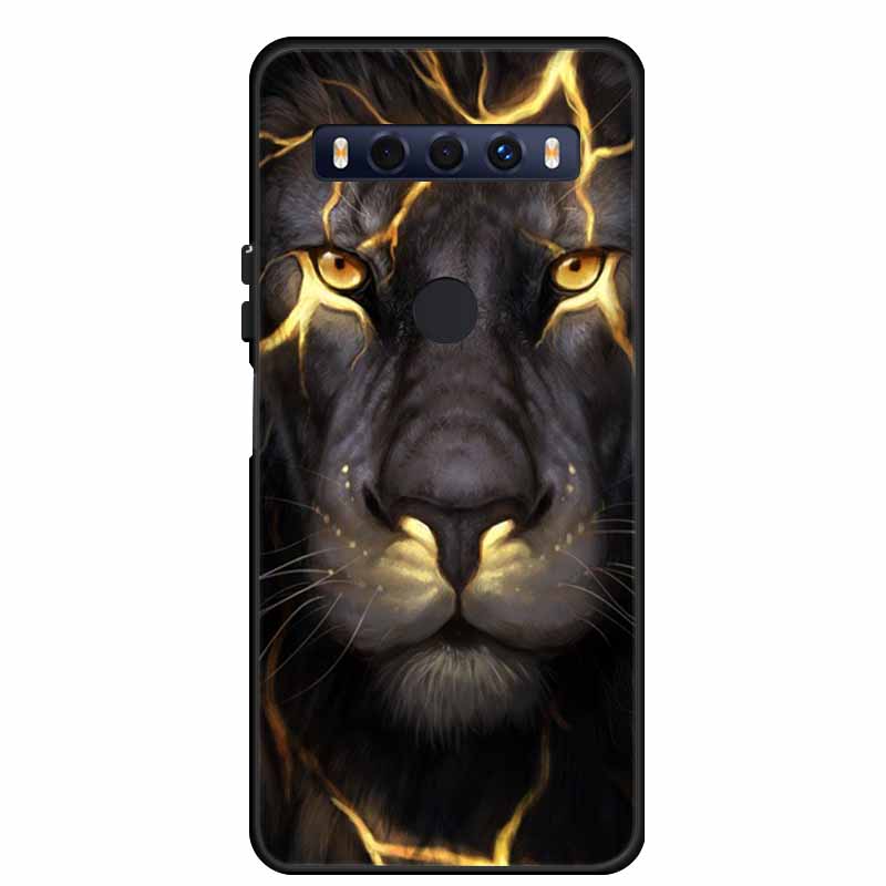 For TCL 10 SE Case Popular Picture Black Silicone Soft Back Cover Case For TCL 10 SE Phone Case Cover 10SE 6.52" Coque Funda Bag