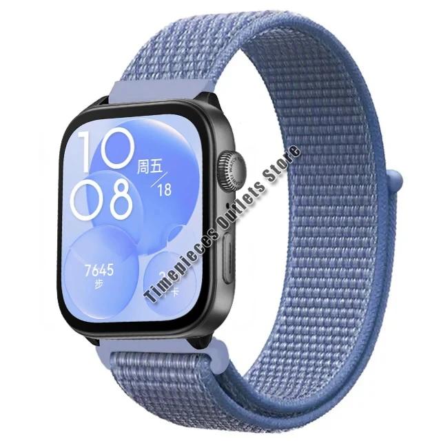 Nylon Loop Strap For Huawei Watch Fit 3 Sport Breathable Replacement Bracelet Wristband For Huawei Watch Fit 3 Belt Accessories