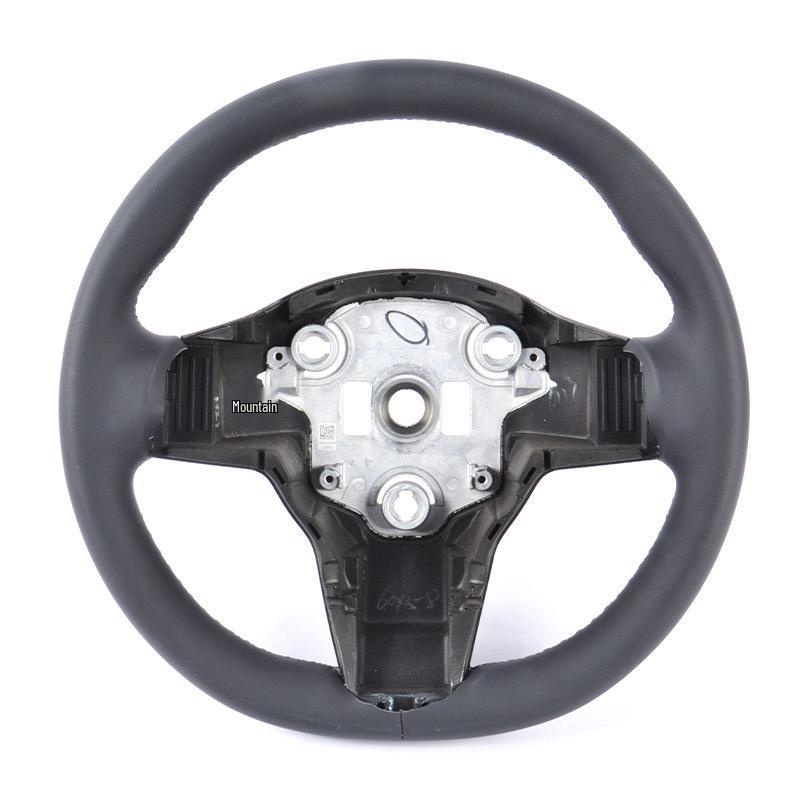 Tesla Model 3 Custom Full Leather Steering Wheel Assembly