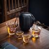 Nouveau Service à Thé de Voyage en Verre Style Chinois, Comprenant 1 Théière, 2 Tasses à Thé, Gaiwan, Tasse à Thé Gongbei, Service à Thé Appliqué