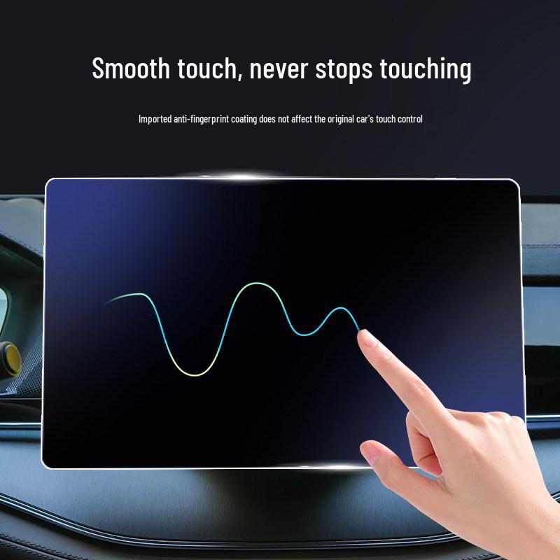 Shangjie Z7 Center Console Screen Tempered Protective Film for Car Interior Decoration and Modification.
