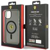 Etui Do iPhone 14 Ferrari Hardcase Translucent MagSafe Czarne