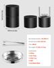 Ice Ball Press Kit Ice Ball Maker 2.4"/60mm Clear Sphere Whiskeys Scot