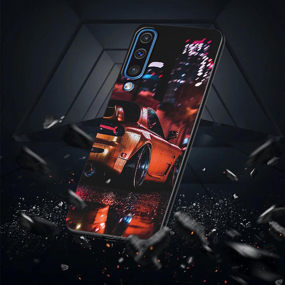Car Cool Case for Samsung Galaxy A50 A10 A70 A30 A20s A20e A40 A10s A10e A90 5G A30s A60 A20 TPU Black Phone Cover A51 A52 Coque