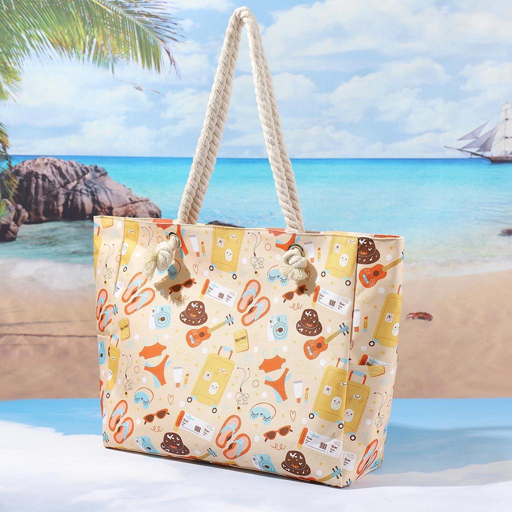 Große Sommer-Strandtasche – Lässige Einzel-Schulter-Handtasche