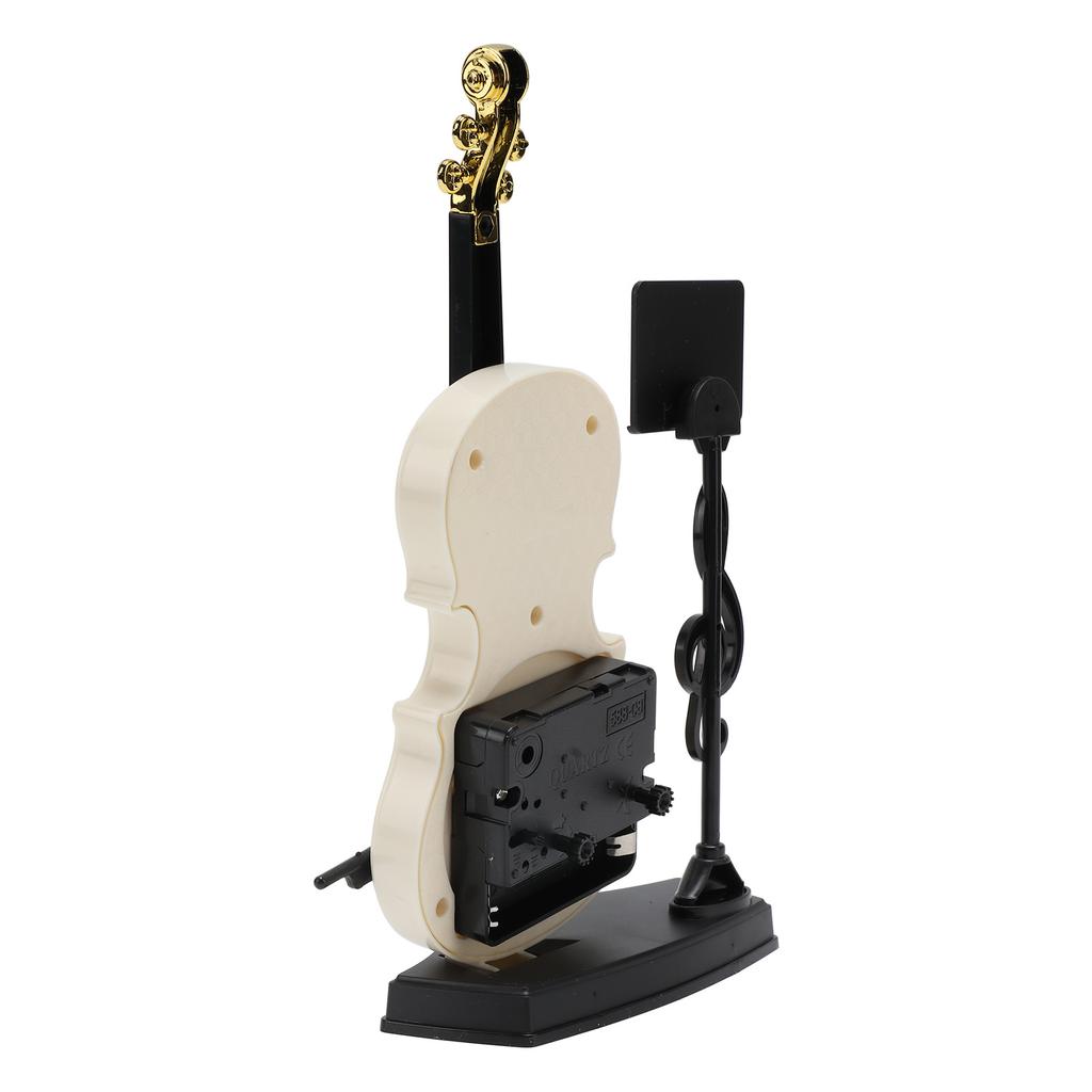 Violin Alarm Clock Unique Appearance Innovative Alarm Clock for Home Living Room Desktop Decoration Christmas Gifts