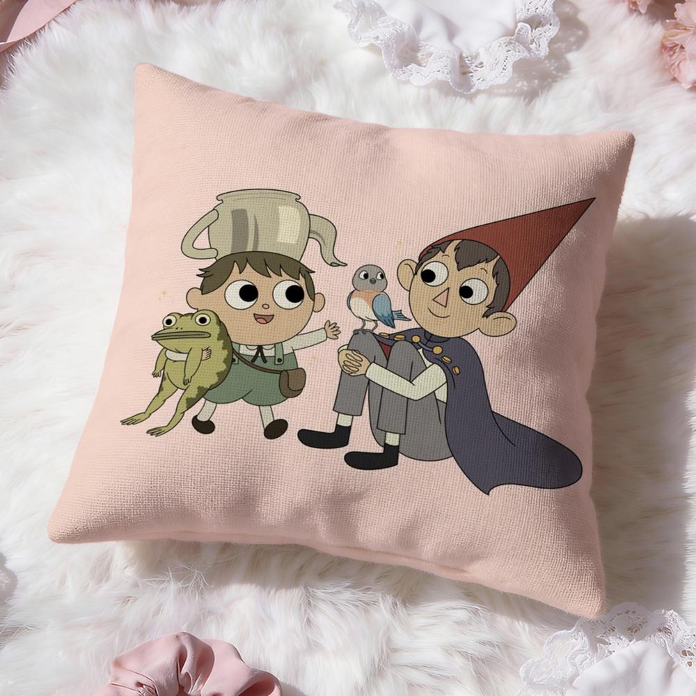 anime Over The Garden Wall Cushion Cover Premium Comfort Reversible Pillow Cove -Two in One Design for Any Room & Car Interior