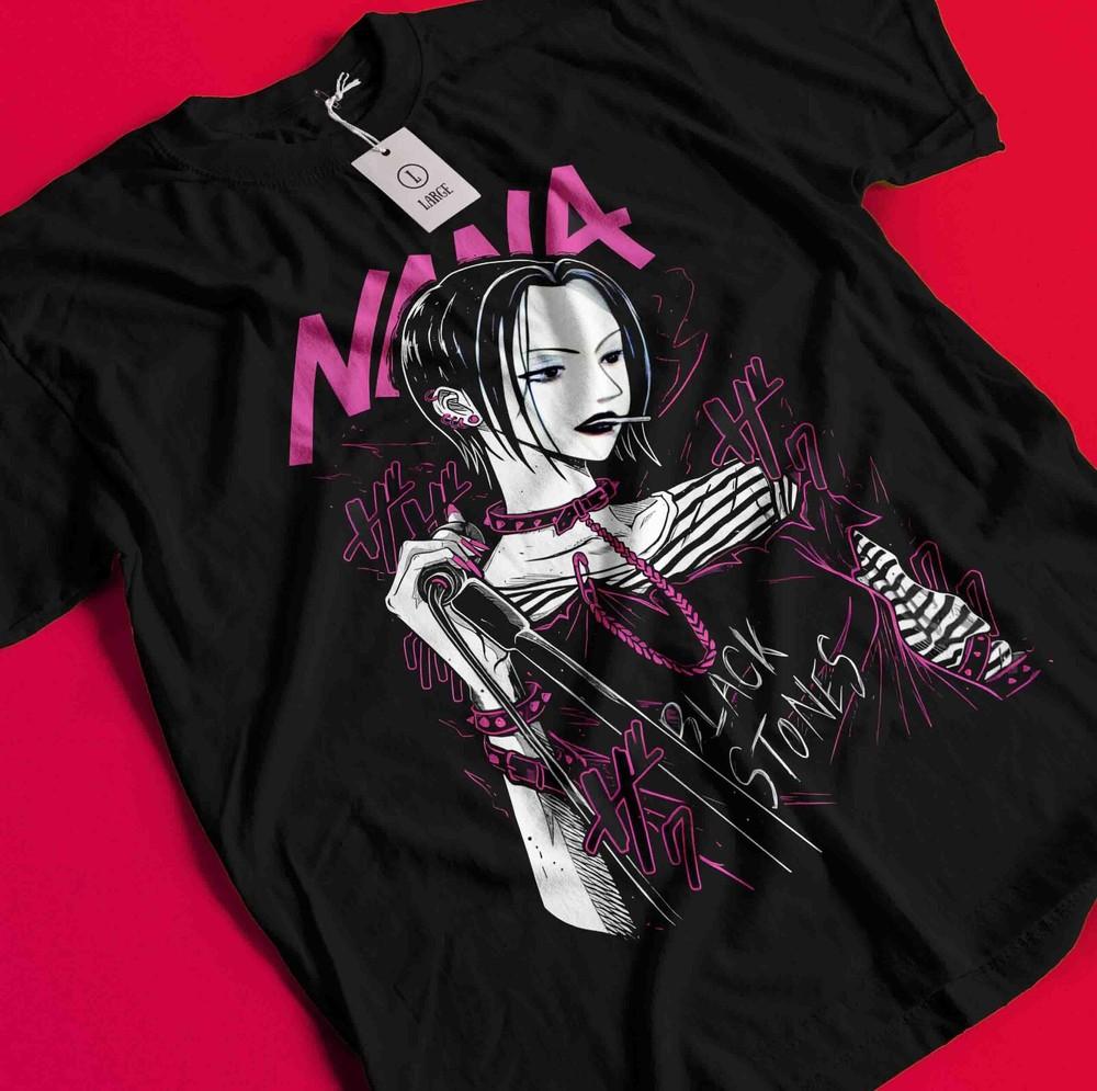 

Nana Osaki Shirt Reira Serizawa Tshirt Ren Honjo T-Shirt Nobuo Takumi Anime Tee BB195 XL