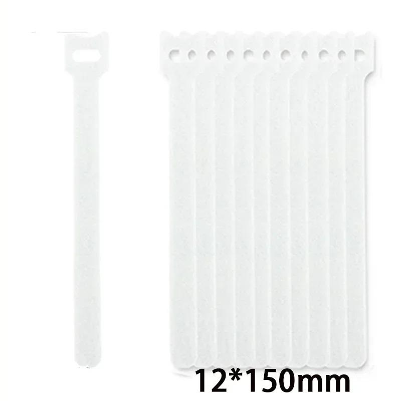 Self Adhesive Velcro Fastener Nylon Fastening Wire Buckle Diy Cable Management Straps Adjustable Cord Buckle Reusable Cable Ties
