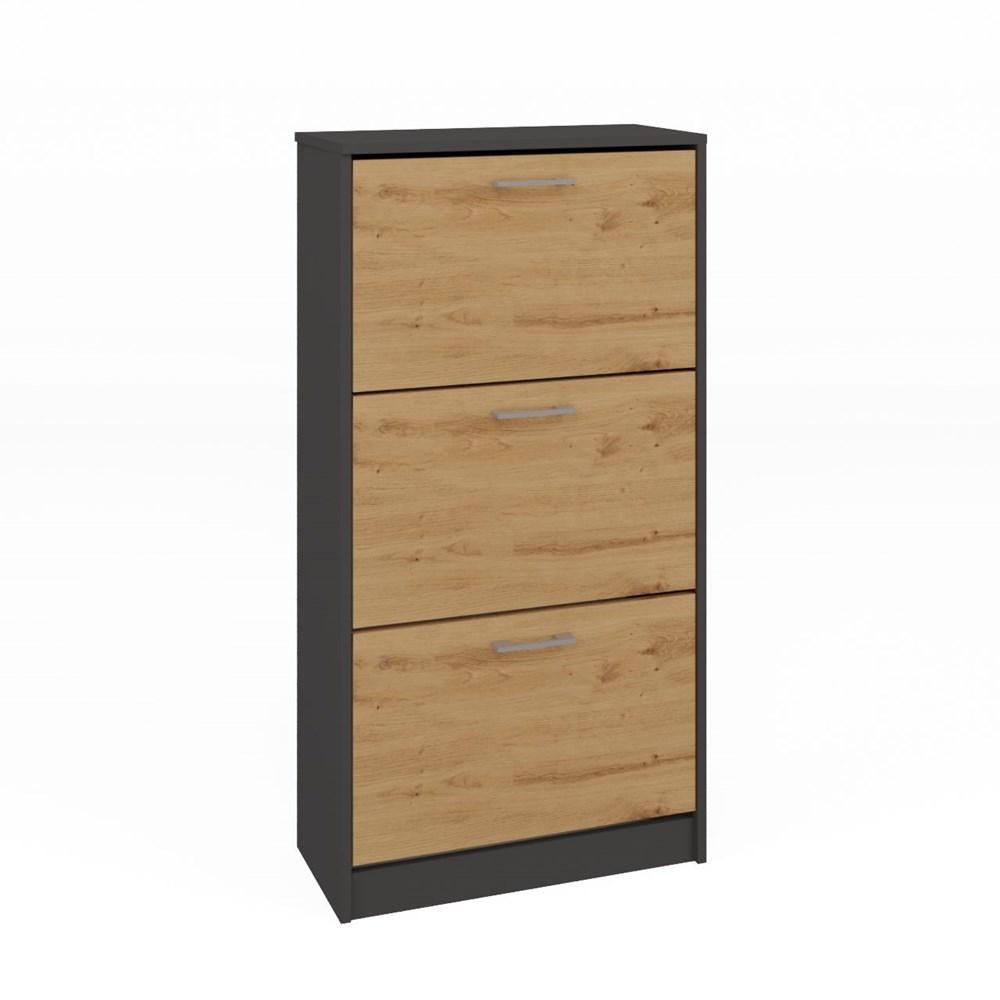 Paula PAULA ANTHRACITE ARTISAN shoe cabinet