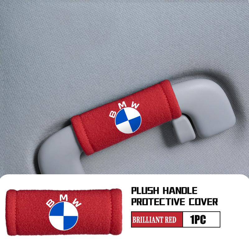 EBGU9 Plush Car Roof Handle Protective Cover Soft Grip Assist Universal For BMW M Sport M2 M3 M4 M5 M6 E46 E90 E60 F10 F20 E87 X3 X6