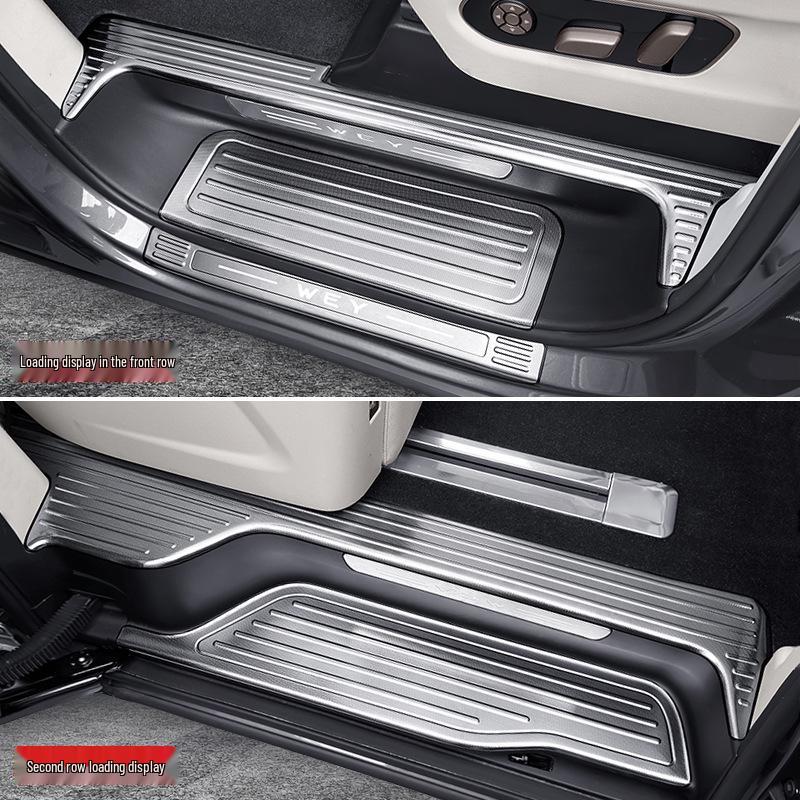 Stainless Steel Scuff Plate Welcome Pedal Protector for Wey Gaoshan 7/8/9