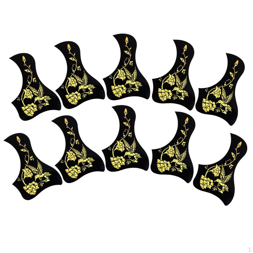 10 Pieces Guitar Pickguard Easy Installation Preserving Pick Guard for Guitarists,