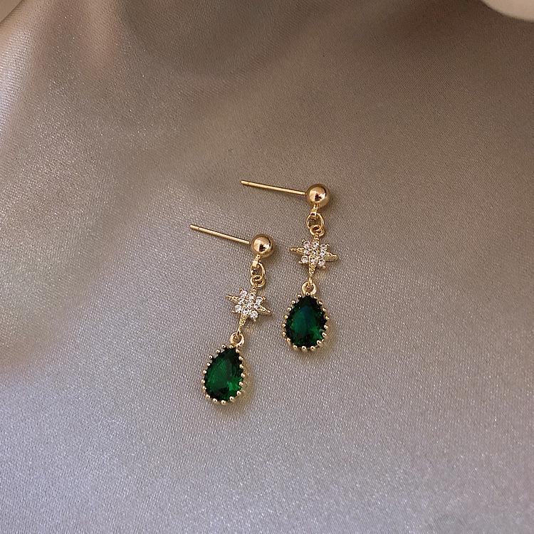 Minimalist Inlaid Zircon Hoop Earrrings for Women Gold Color Metal Circle Earrings Exaggerated Girls Party Jewelry Gifts