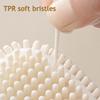 Extended Handle Toilet Brush Double-Sided Brush Head Toilet Scrubber