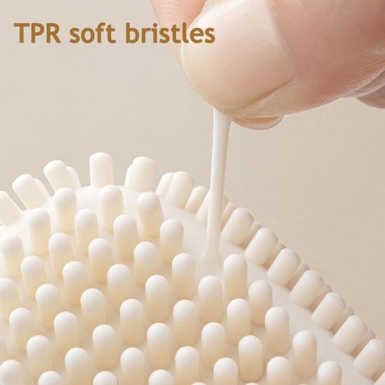 Extended Handle Toilet Brush Double-Sided Brush Head Toilet Scrubber