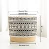 European Embossed Ceramic Planter
