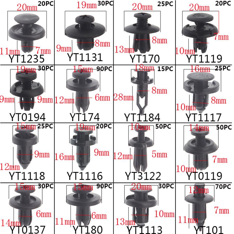 620PCS Fastener Buckle +3Pcs Car Clip Plier Set & Fastener Remover Essential Combo Repair Puller Tools