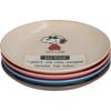 PEANUTS Plate 14cm 4 Piece Tableware Set Kiln Glaze Miscellaneous Snoopy Goods Day Present Made In Japan Mother's SN980-190