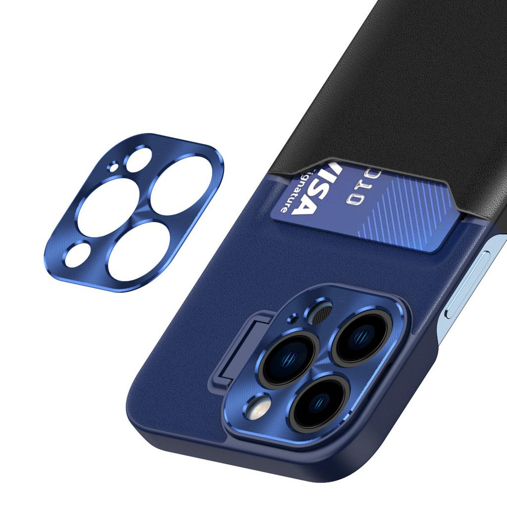 Samsung Galaxy S23+ Blue Leather Wallet Case with Stand & Card Slot