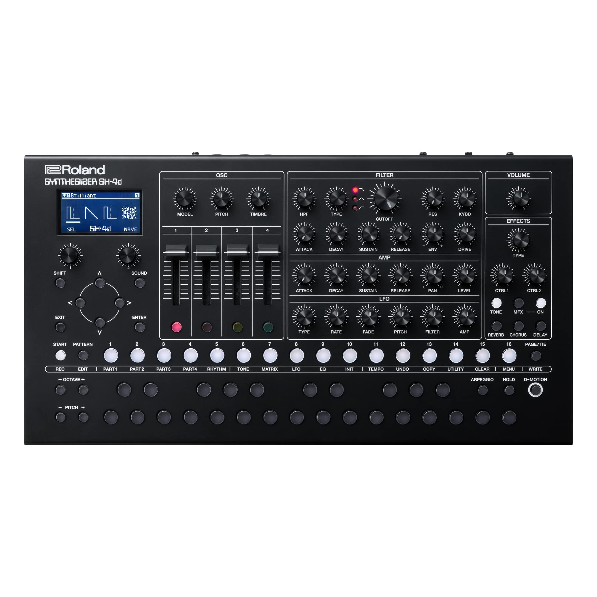 

Настільний синтезатор Roland Roland/SH-4d