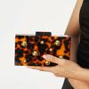 Abendparty Hochzeit Acryl Orange Dekoration Mode Clutch Schale Umhängetasche Neu Schulter Damenkleid Fransen Damen