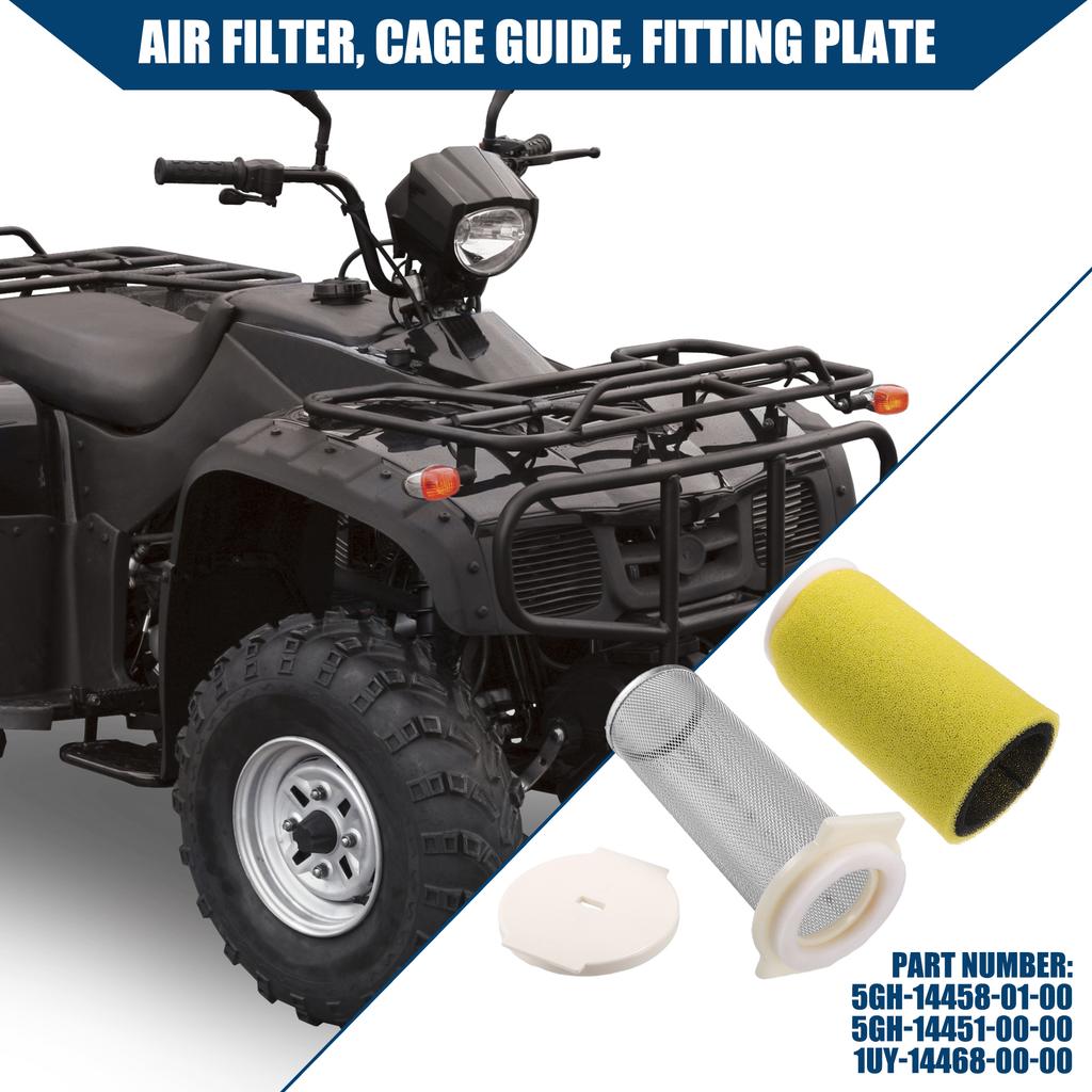 Motoforti Air Filter Guide End Cap for Yamaha 400 YFM400 2000-2002 Inner Durable 1 Set