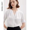 Longzi Cotton Short Sleeve Round Neck Top