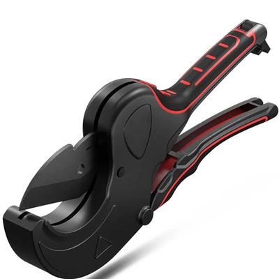 Coupe-tube 75MM Ciseaux à tubes SK5 Matériau avec cliquet de traitement Ciseaux coupe-tubes PVC/PE/VE Outils à main