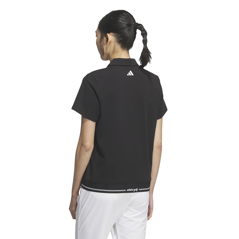 Golf TWISTKNIT Box Silhouette Short Sleeve Shirt for Black [Adidas Golf] Women,