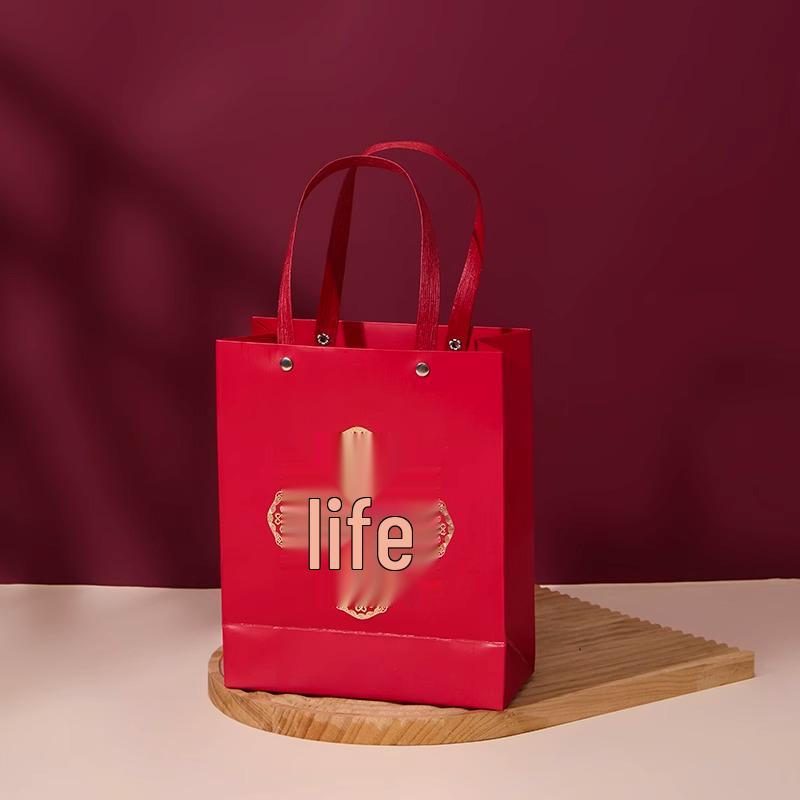 

Frosted Candy Gift Box for Elderly Celebration, Large Capacity