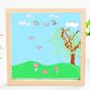 Picture Frame Burr-free Handcraft Transparent Decorative DIY Rounded Edges Kindergarten Children Craft Painting Frame Studio Supply