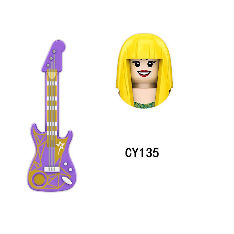 CY134 LG1015 WM989 Singer Building Blocks Jobs Assemble Bricks Cute Action Toy Figures Small Dolls Gifts For Children Kids