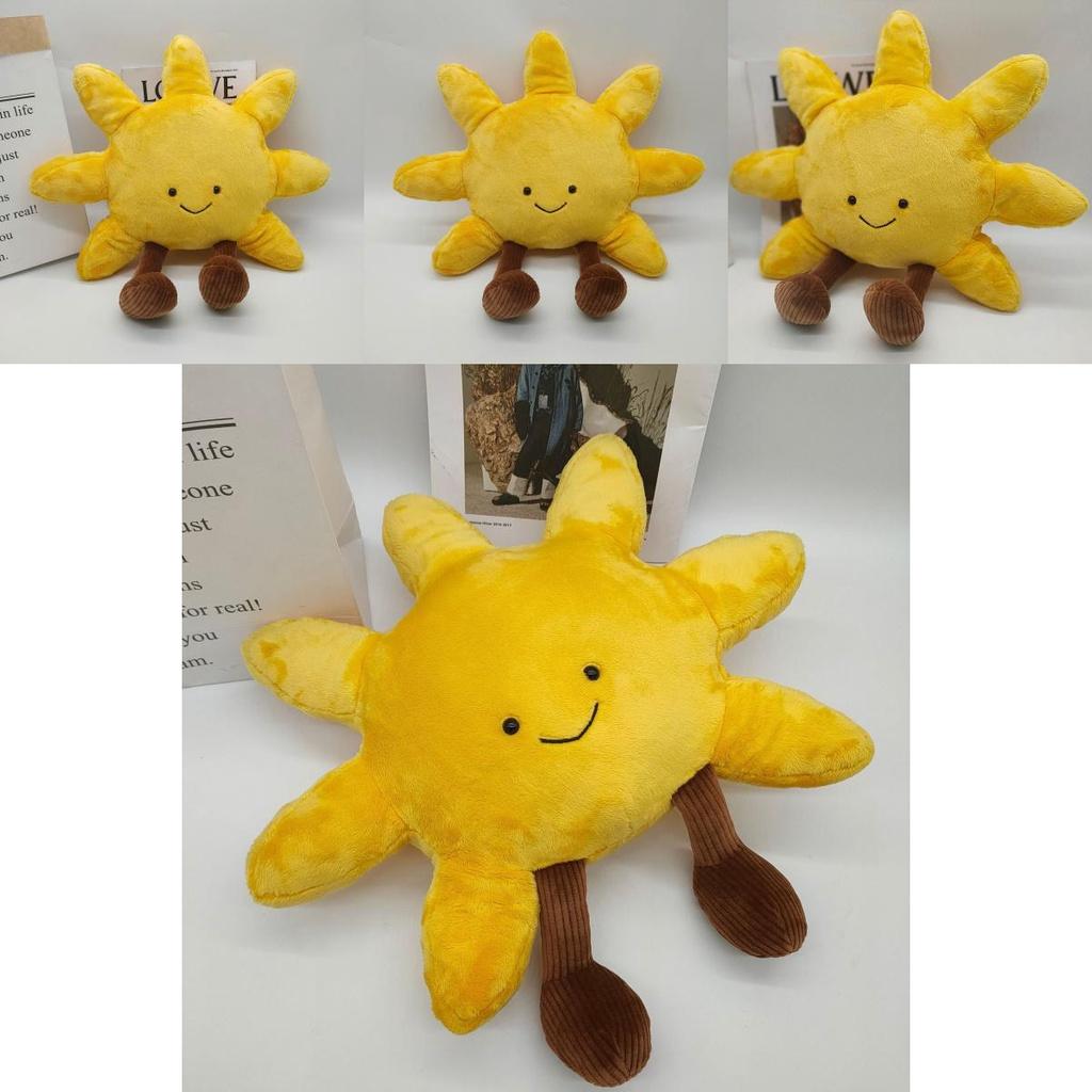 Adorable 15.7in Amuseable Sun Plush Toy Soft Stuffed Doll Pillow Kids Xmas Gift