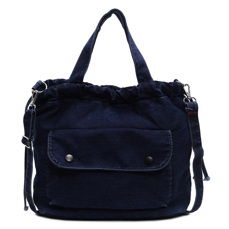 

Джинсова сумка. Жіноча сумка через плече великої місткості