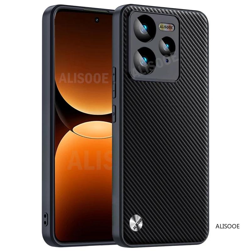 Shockproof Cover for Realme GT 7 Pro / GT 7 Case Luxury Fiber Texture PU-Leather Protection Phone Funda for Realme GT7 Pro Capa