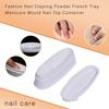 Nail Dipping Powder Box French Tip Tray Manicure Nail Dip Container for Nail Art and Makeup Tool