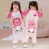 Kids One-Piece Pajamas Modal Sleepwear Girls Toddler Soft Breathable