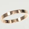 CARTIER C de Cartier engraved Ring K18 Pink Gold/diamond #11.5(US Size) 4.8g mens Used