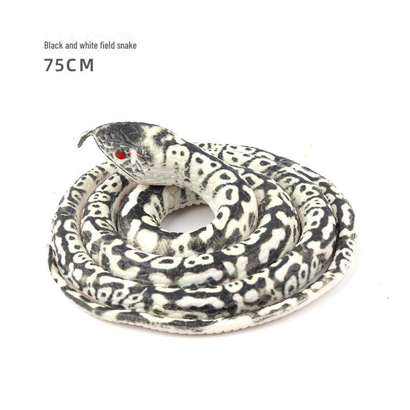 75cm Realistic Rubber Snake Toy - Scary, Funny, Creative Fake Animal Model for Children