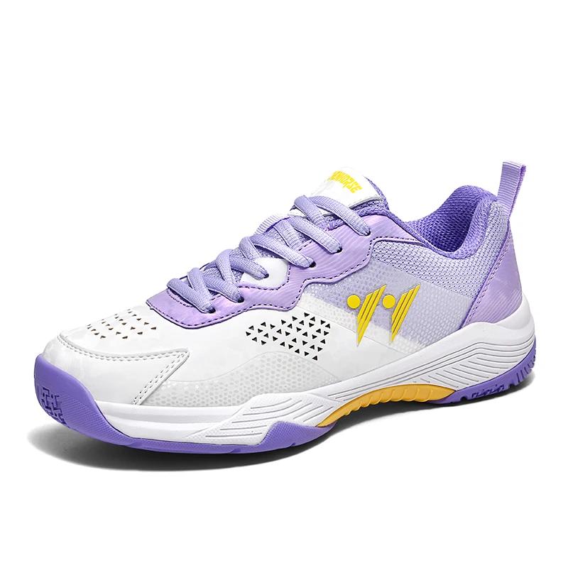 Unisex Durable Sport Sneakers Stable Badminton Table Tennis Handball Training Shoes for Men Women Volleyball Athletic Footwear