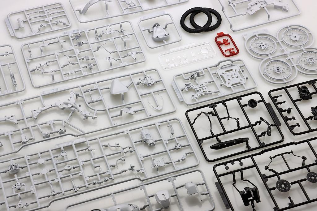 Fujimi Model (FUJIMI) 1/12 NEXT Series No. 3 EX-1 Honda CT125 (Hunter Cub/Uncolored) Plastic Model