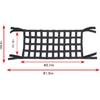 JeCar Netz-Laderaumnetz Dachnetz Hängematte für Jeep Wrangler YJ TJ JK JKU JL JLU 1987-2024 2025+