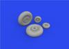 Eduard 1/32 Scale LookPlus Macchi MC.202 Folgore Instrument Panel and Parts Set (for Italeri) Plastic Model Kit Parts EDU634045