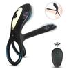 Double-ring Penis Ring Dual-motor Vibration Delayed Ejaculation and Enlargement of Erection Adult Sex Toy 18