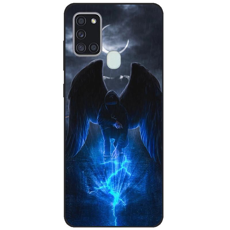 For Samsung A21s SM-A217F/DSN Back Cover tpu Soft Silicone Phone Case For Samsung Galaxy A21s Case Mobile Phone black coque new